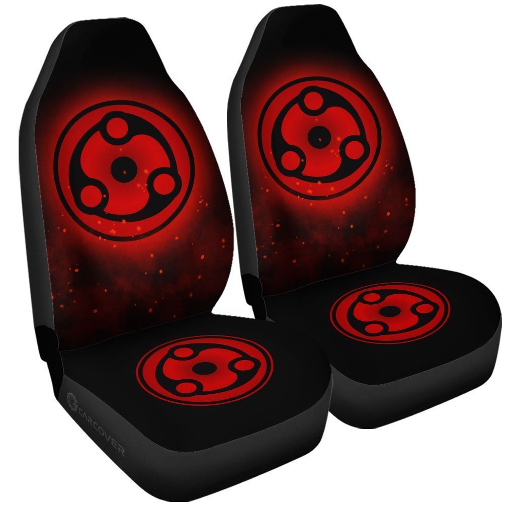 Madara Mangekyou Car Seat Covers Custom Sharingan Anime Car Accessories - Gearcarcover - 3