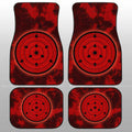 Madara Rinne Sharingan Car Floor Mats Custom Tie Dye Style - Gearcarcover - 1