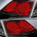 Madara Rinne Sharingan Car Sunshade Custom Anime Tie Dye Style - Gearcarcover - 2