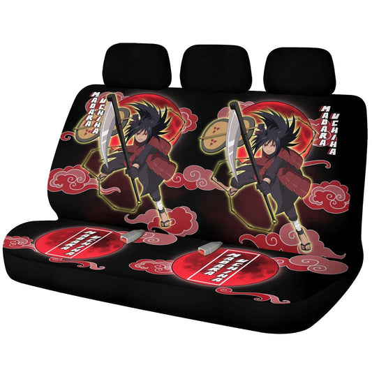 Madara Uchiha Car Back Seat Covers Custom Anime Car Accessories - Gearcarcover - 1