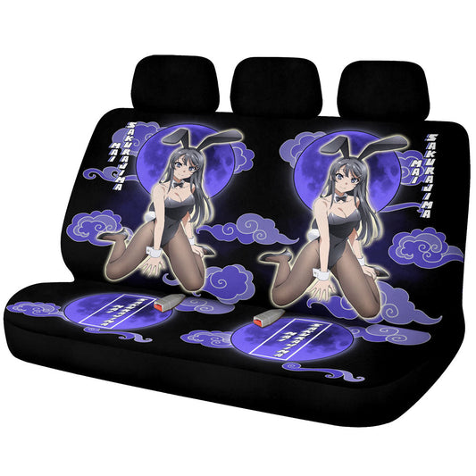 Mai Sakurajima Car Back Seat Covers Custom Bunny Girl Senpai Car Accessories - Gearcarcover - 1