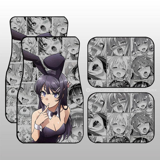 Mai Sakurajima Car Floor Mats Custom Bunny Girl Senpai Car Accessories - Gearcarcover - 1