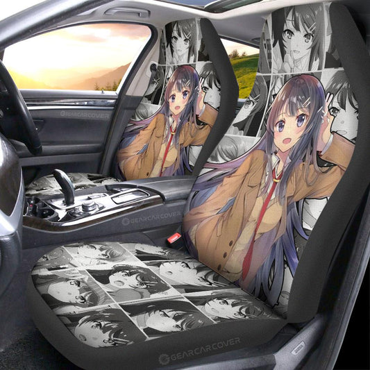 Mai Sakurajima Car Seat Covers Custom Bunny Girl Senpai Car Accessories - Gearcarcover - 2