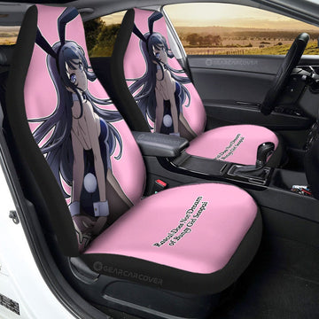 Mai Sakurajima Car Seat Covers Custom Bunny Girl Senpai - Gearcarcover - 1