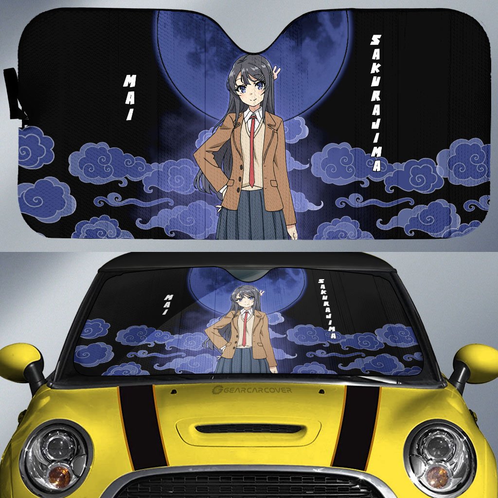 Mai Sakurajima Car Sunshade Custom Bunny Girl Senpai Car Accessories - Gearcarcover - 1