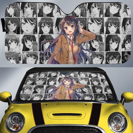 Mai Sakurajima Car Sunshade Custom Bunny Girl Senpai Car Accessories - Gearcarcover - 1