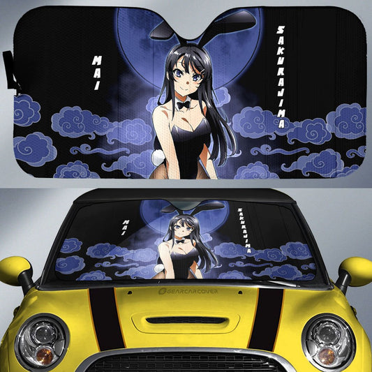 Mai Sakurajima Car Sunshade Custom Sexy Girls Bunny Girl Senpai Car Accessories - Gearcarcover - 1