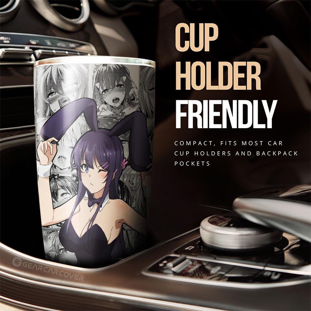 Mai Sakurajima Tumbler Cup Custom Bunny Girl Senpai Car Accessories - Gearcarcover - 2