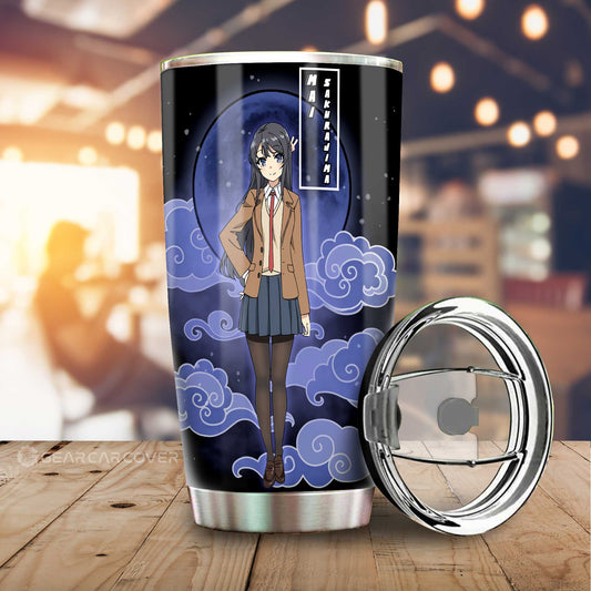 Mai Sakurajima Tumbler Cup Custom Bunny Girl Senpai Car Accessories - Gearcarcover - 1