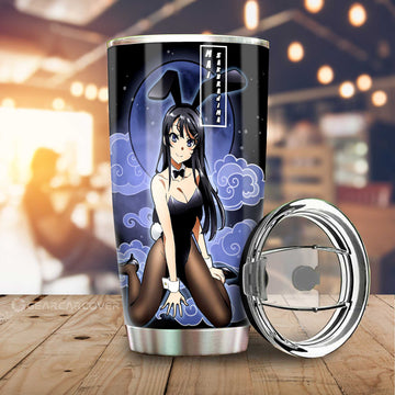Mai Sakurajima Tumbler Cup Custom Bunny Girl Senpai - Gearcarcover - 1