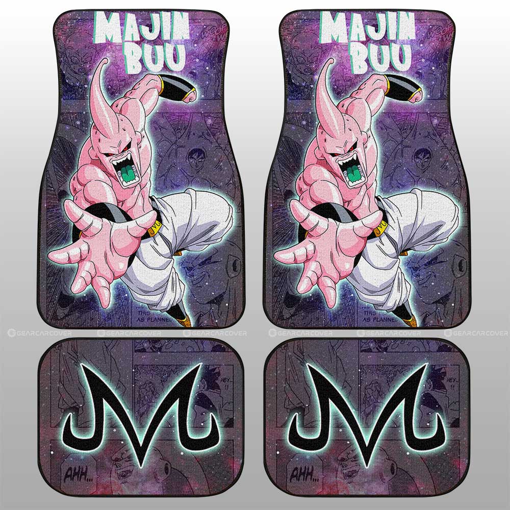 Majin Buu Car Floor Mats Custom Car Accessories Manga Galaxy Style - Gearcarcover - 2