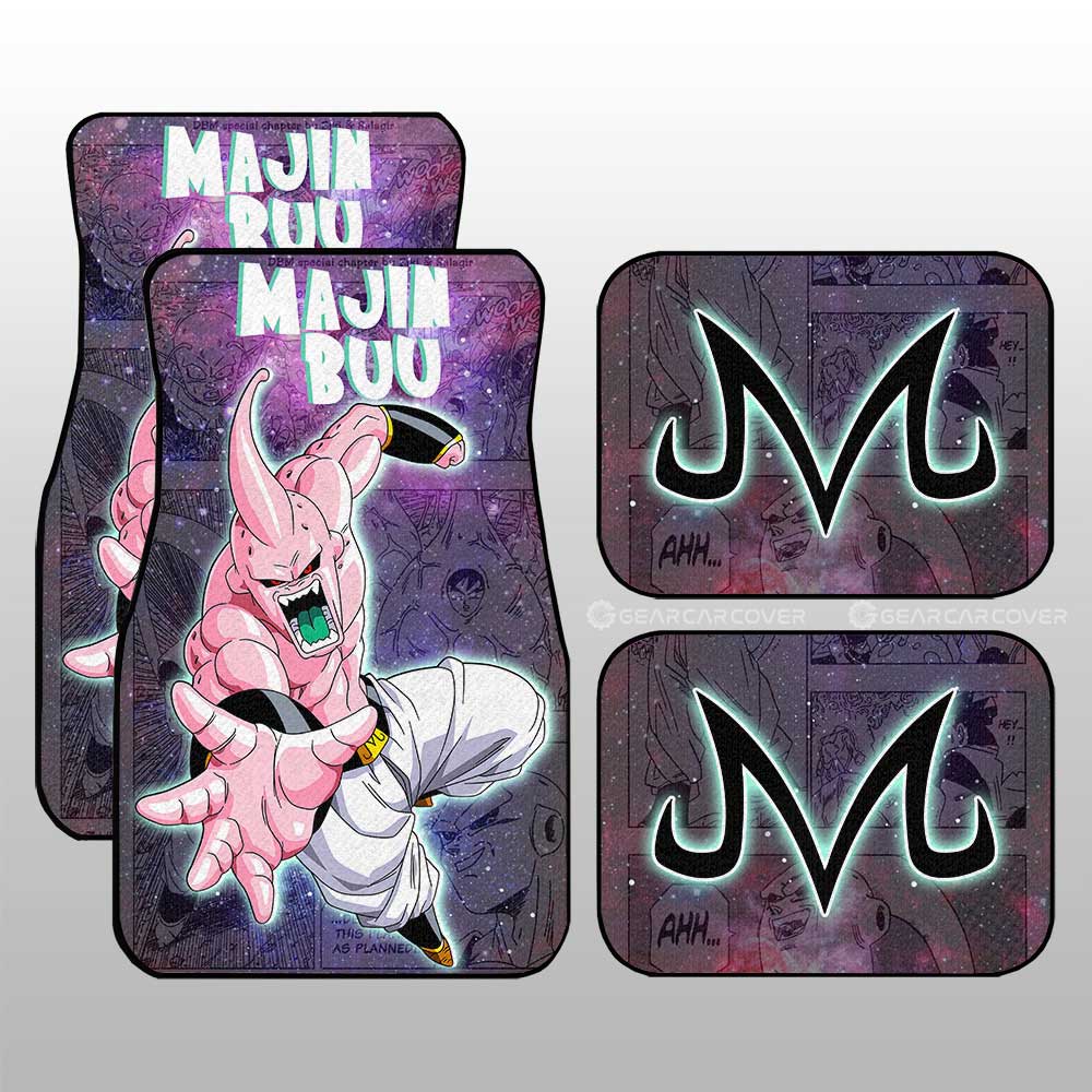 Majin Buu Car Floor Mats Custom Car Accessories Manga Galaxy Style - Gearcarcover - 1