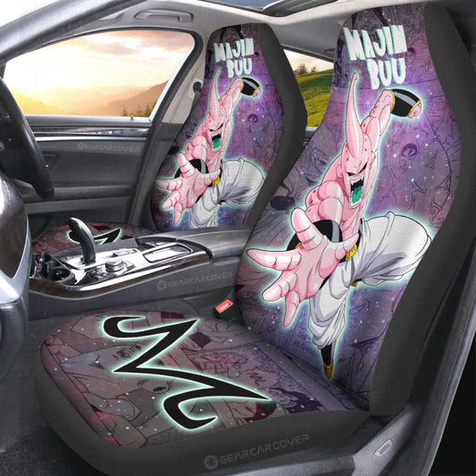 Majin Buu Car Seat Covers Custom Car Accessories Manga Galaxy Style - Gearcarcover - 2