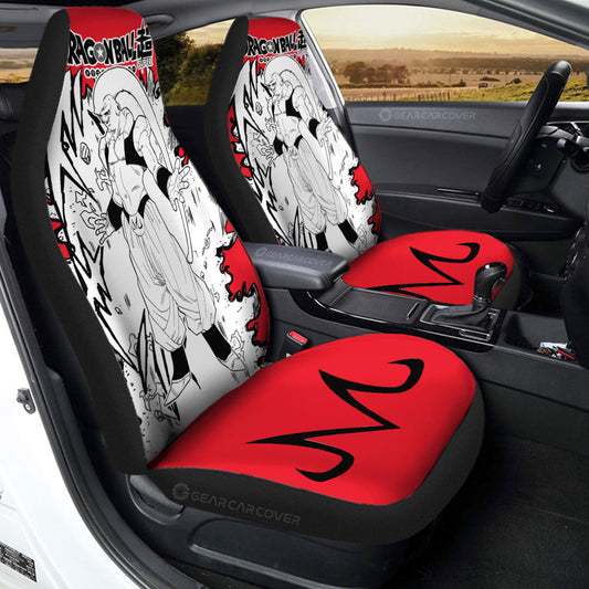 Majin Buu Car Seat Covers Custom Car Accessories Manga Style For Fans - Gearcarcover - 1