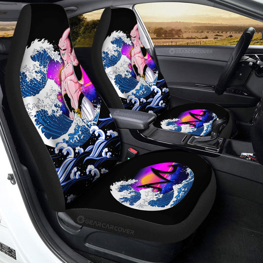 Majin Buu Car Seat Covers Custom Dragon Ball Car Interior Accessories - Gearcarcover - 2