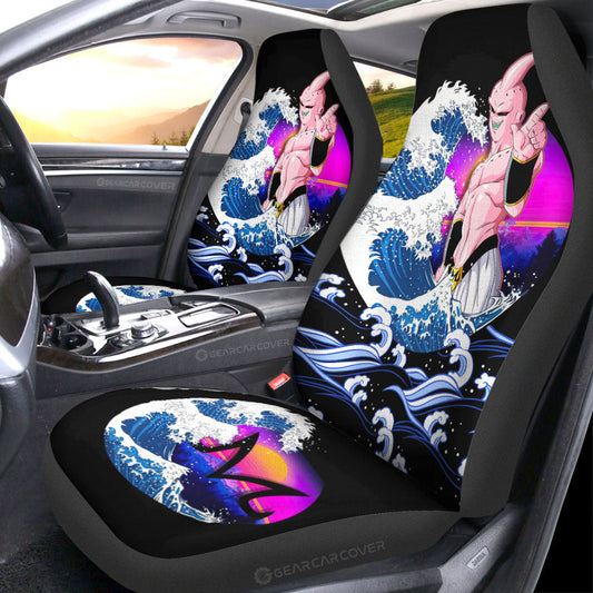 Majin Buu Car Seat Covers Custom Dragon Ball Car Interior Accessories - Gearcarcover - 1