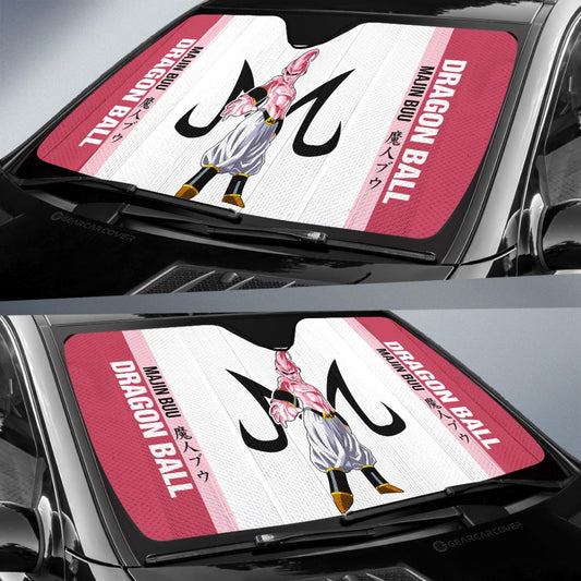 Majin Buu Car Sunshade Custom Car Accessories For Fans - Gearcarcover - 2