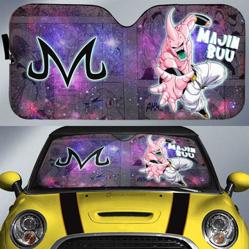 Majin Buu Car Sunshade Custom Car Accessories Manga Galaxy Style - Gearcarcover - 1