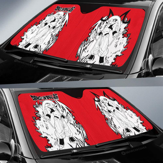 Majin Buu Car Sunshade Custom Car Accessories Manga Style For Fans - Gearcarcover - 2