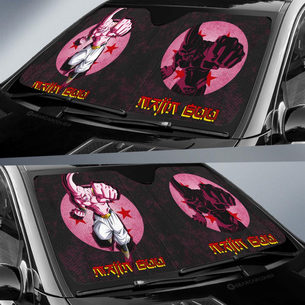 Majin Buu Car Sunshade Custom Car Interior Accessories - Gearcarcover - 3