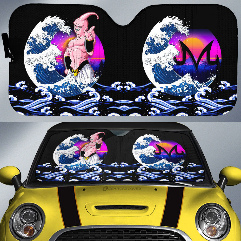 Majin Buu Car Sunshade Custom Dragon Ball Car Interior Accessories - Gearcarcover - 1