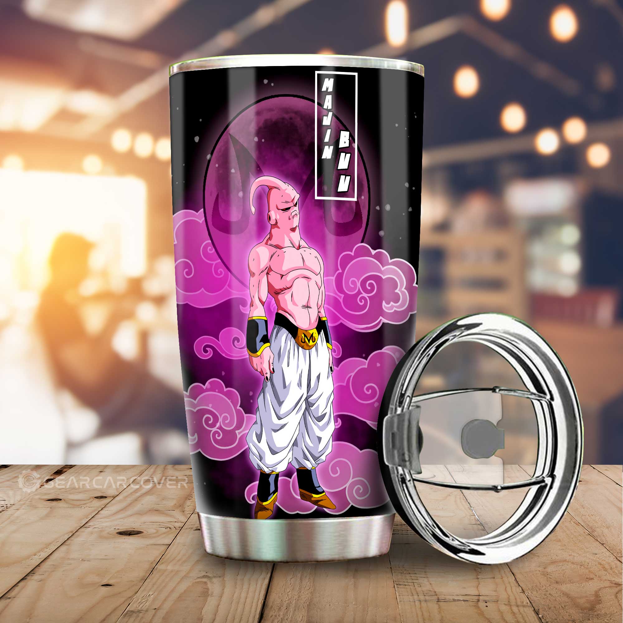 Majin Buu Tumbler Cup Custom Car Interior Accessories - Gearcarcover - 1