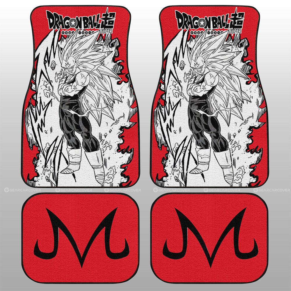 Majin Vegeta Car Floor Mats Custom Car Accessories - Gearcarcover - 3