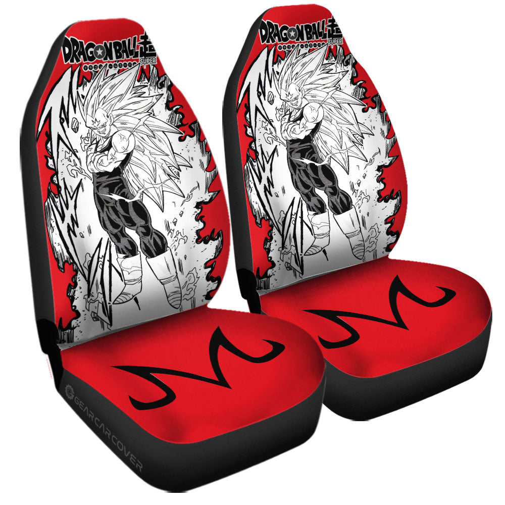 Majin Vegeta SSJ Car Seat Covers Custom Car Accessories - Gearcarcover - 3