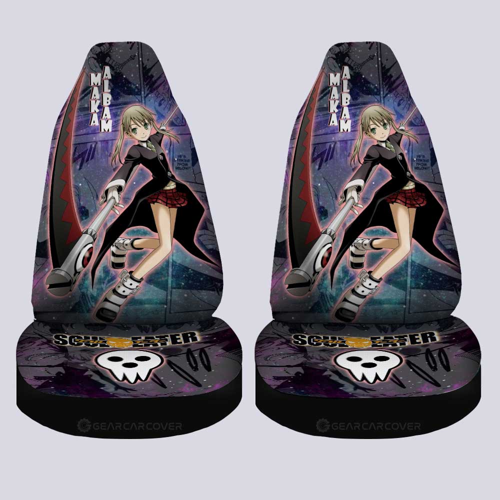 Maka Albarn Car Seat Covers Custom Manga Galaxy Style - Gearcarcover - 4