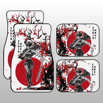 Maki Zenin Car Floor Mats Custom Japan Style Car Accessories - Gearcarcover - 1