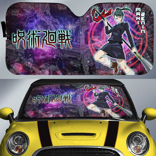 Maki Zenin Car Sunshade Custom Galaxy Manga Style - Gearcarcover - 1