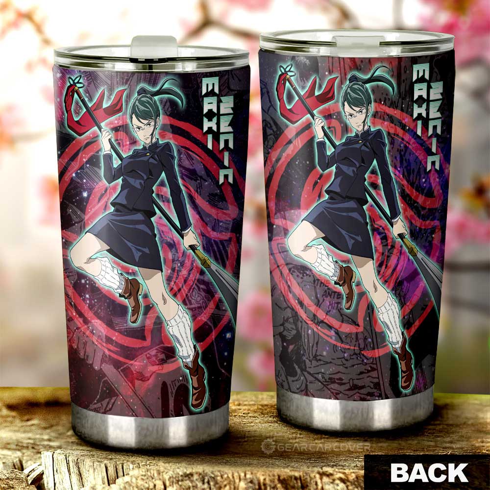 Maki Zenin Tumbler Cup Custom Galaxy Manga Style - Gearcarcover - 3