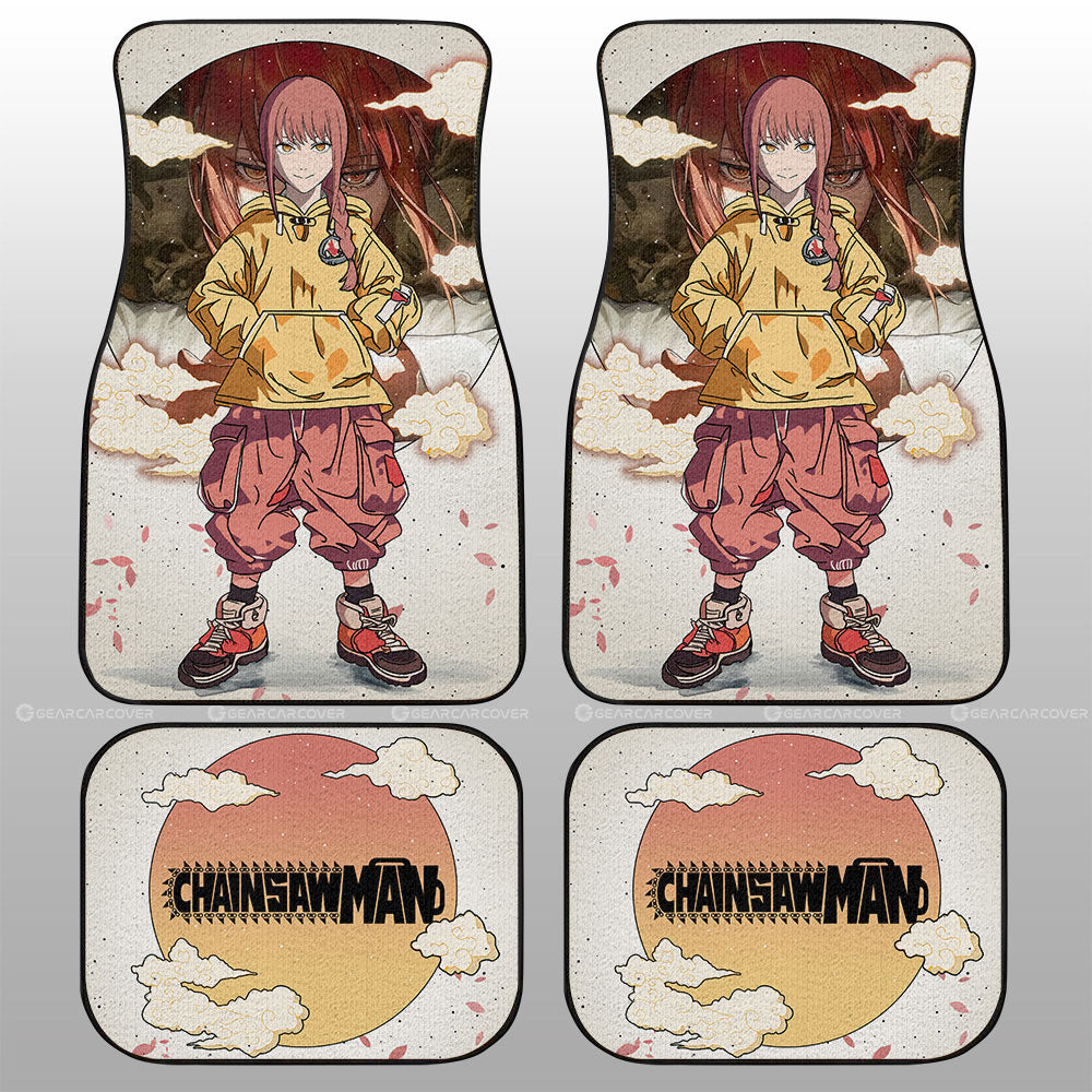 Makima Car Floor Mats Anime Collection - Gearcarcover - 1