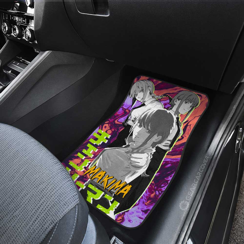 Makima Car Floor Mats Custom - Gearcarcover - 3