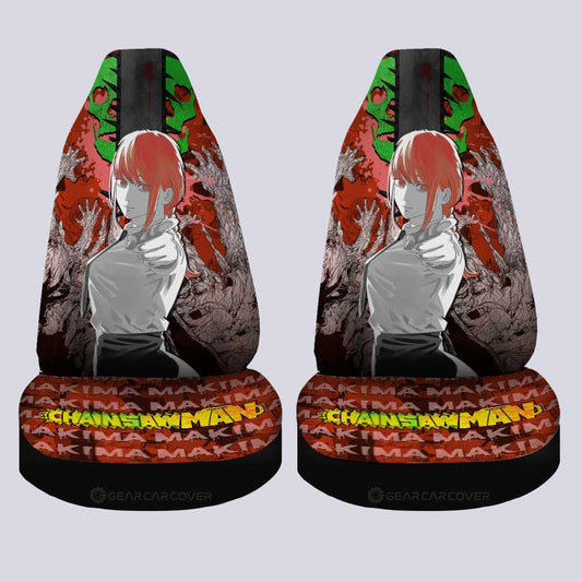 Makima Car Seat Covers Custom Car Accessories - Gearcarcover - 2
