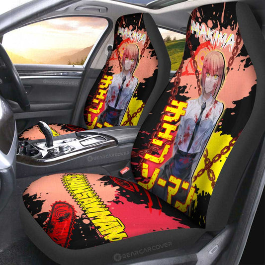 Makima Car Seat Covers Custom Car Accessories - Gearcarcover - 2