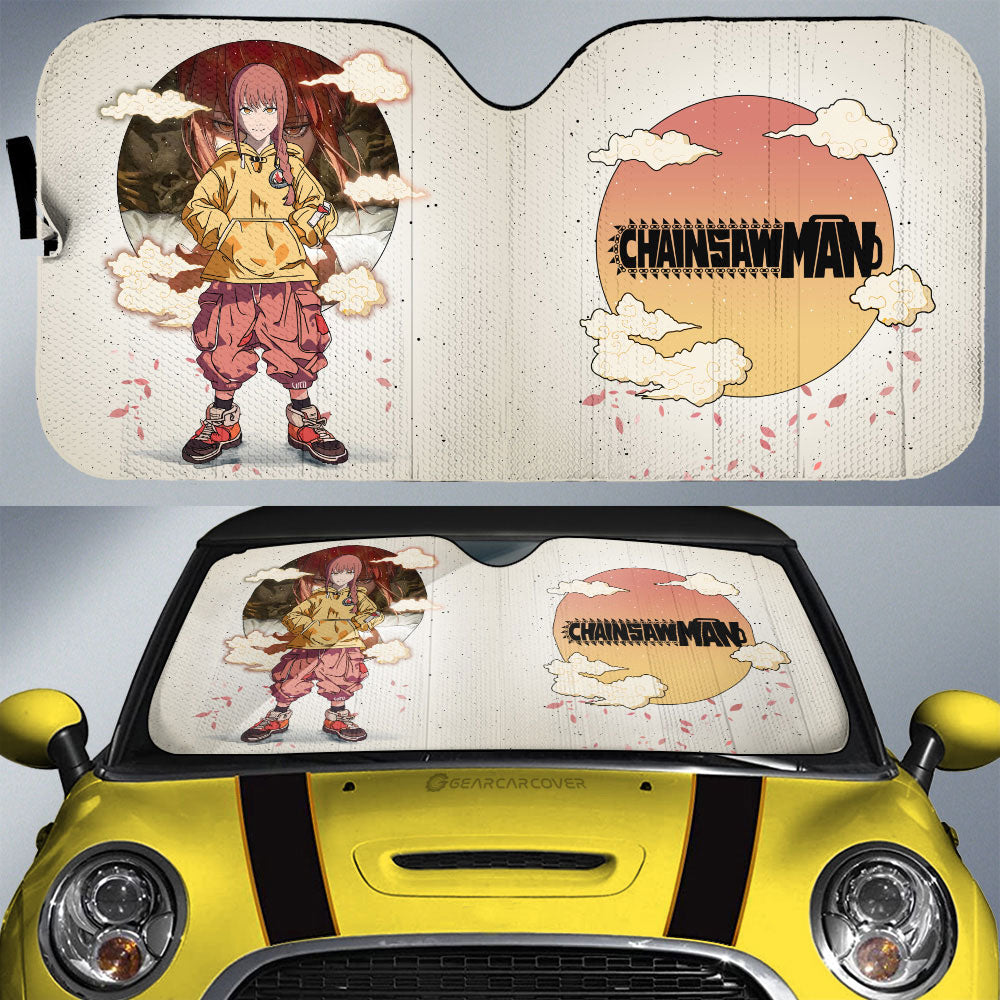 Makima Car Sunshade Anime Collection - Gearcarcover - 1