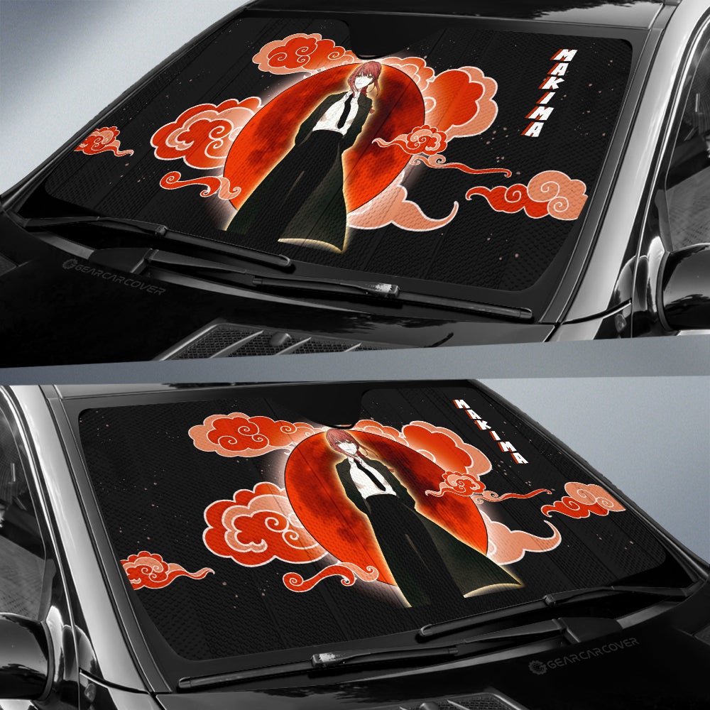 Makima Car Sunshade Custom - Gearcarcover - 2