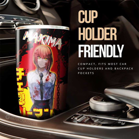 Makima Tumbler Cup Custom Car Accessories - Gearcarcover - 2