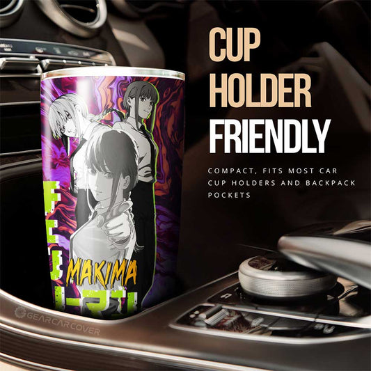 Makima Tumbler Cup Custom - Gearcarcover - 2