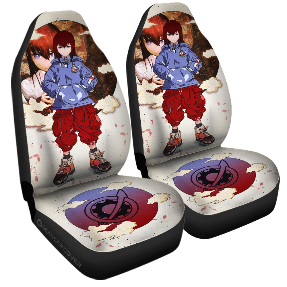 Makise Kurisu Car Seat Covers Anime Collection - Gearcarcover - 3