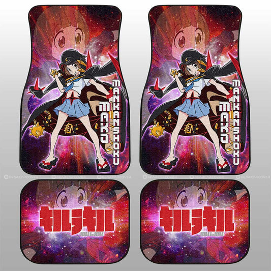 Mako Mankanshoku Car Floor Mats Custom Characters Car Accessories - Gearcarcover - 1
