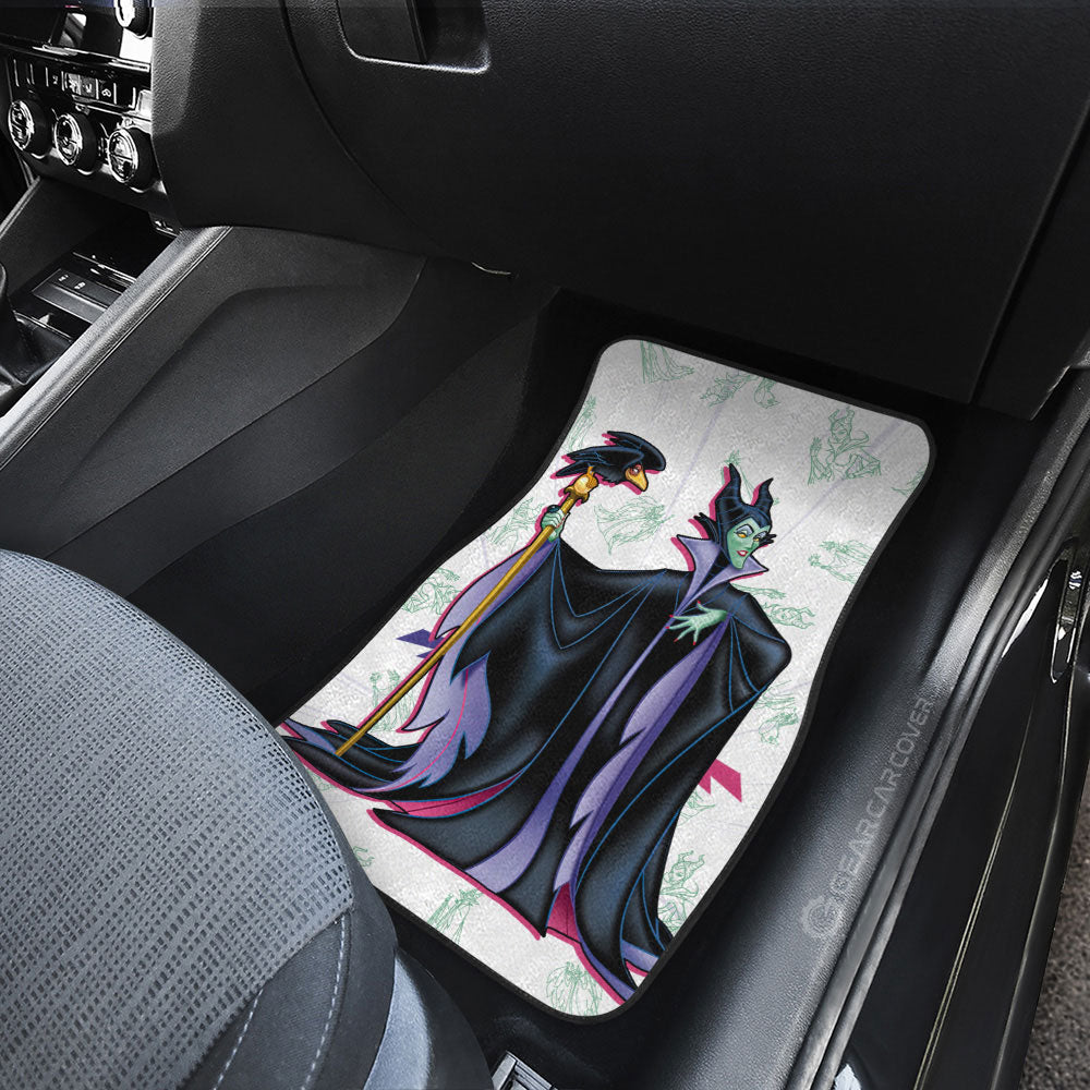 Maleficent Car Floor Mats Custom Cartoon Car Accessories - Gearcarcover - 3