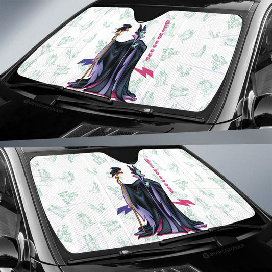 Maleficent Car Sunshade Custom Cartoon Car Accessories - Gearcarcover - 2