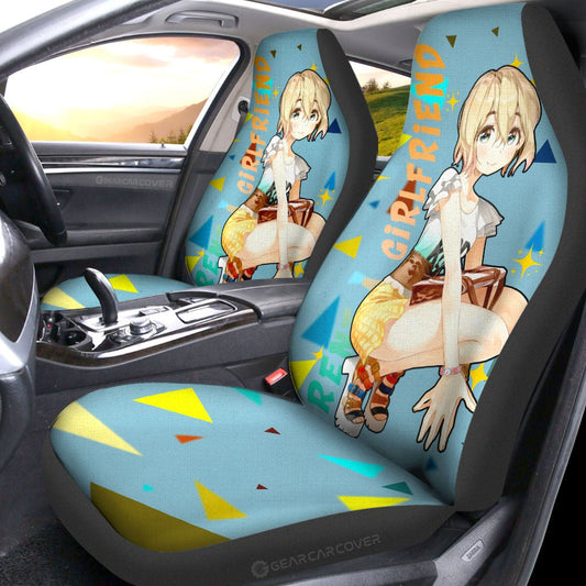 Mami Nanami Car Seat Covers Custom Rent A Girlfriend Car Accessories - Gearcarcover - 2