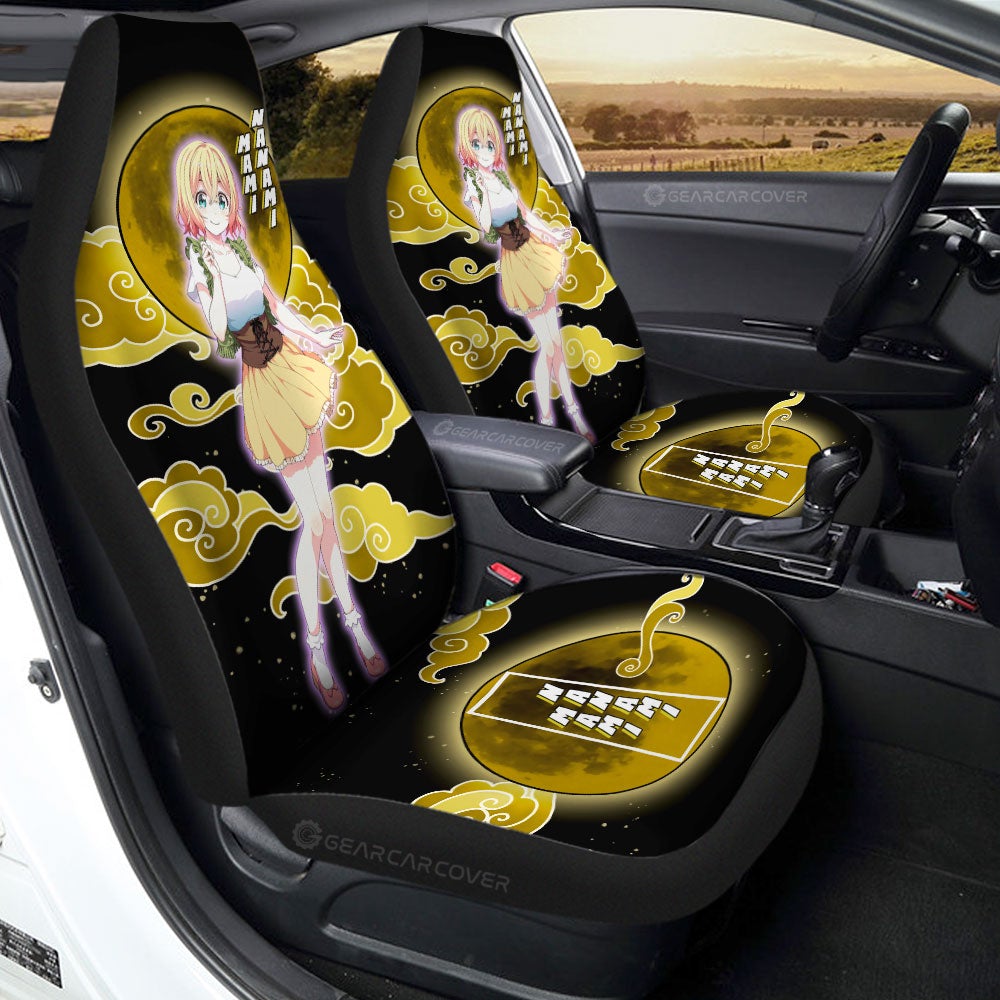 Mami Nanami Car Seat Covers Custom Rent A Girlfriend Car Accessories - Gearcarcover - 1