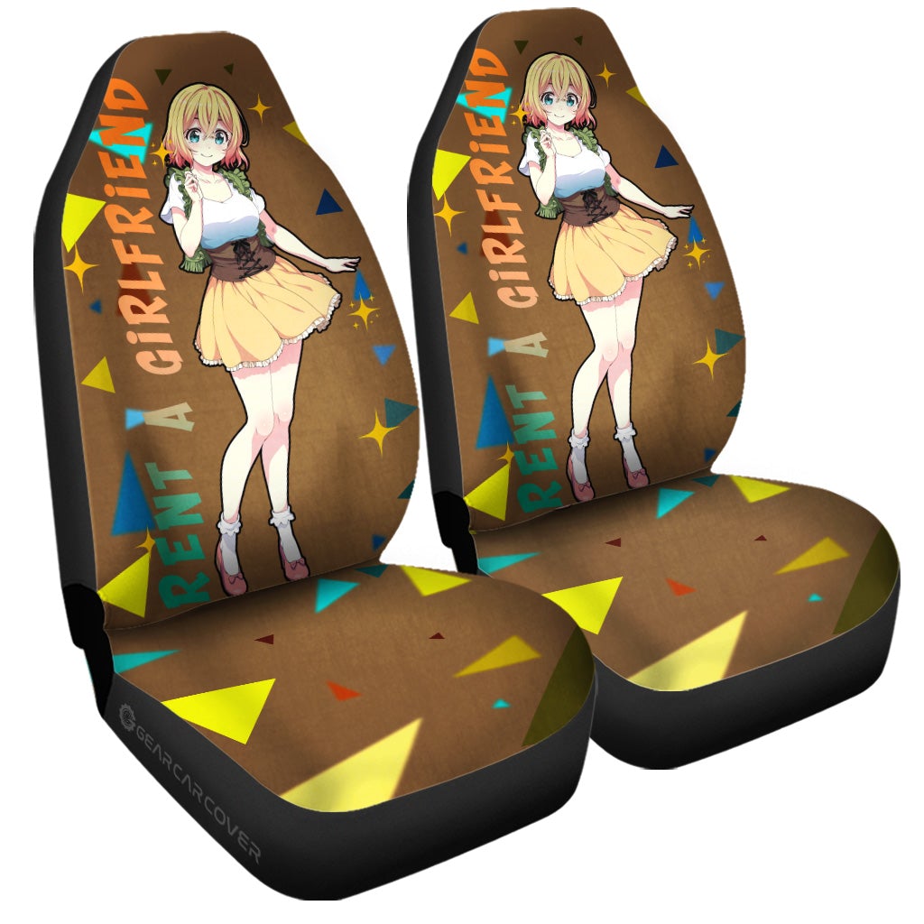 Mami Nanami Car Seat Covers Custom Rent A Girlfriend - Gearcarcover - 3