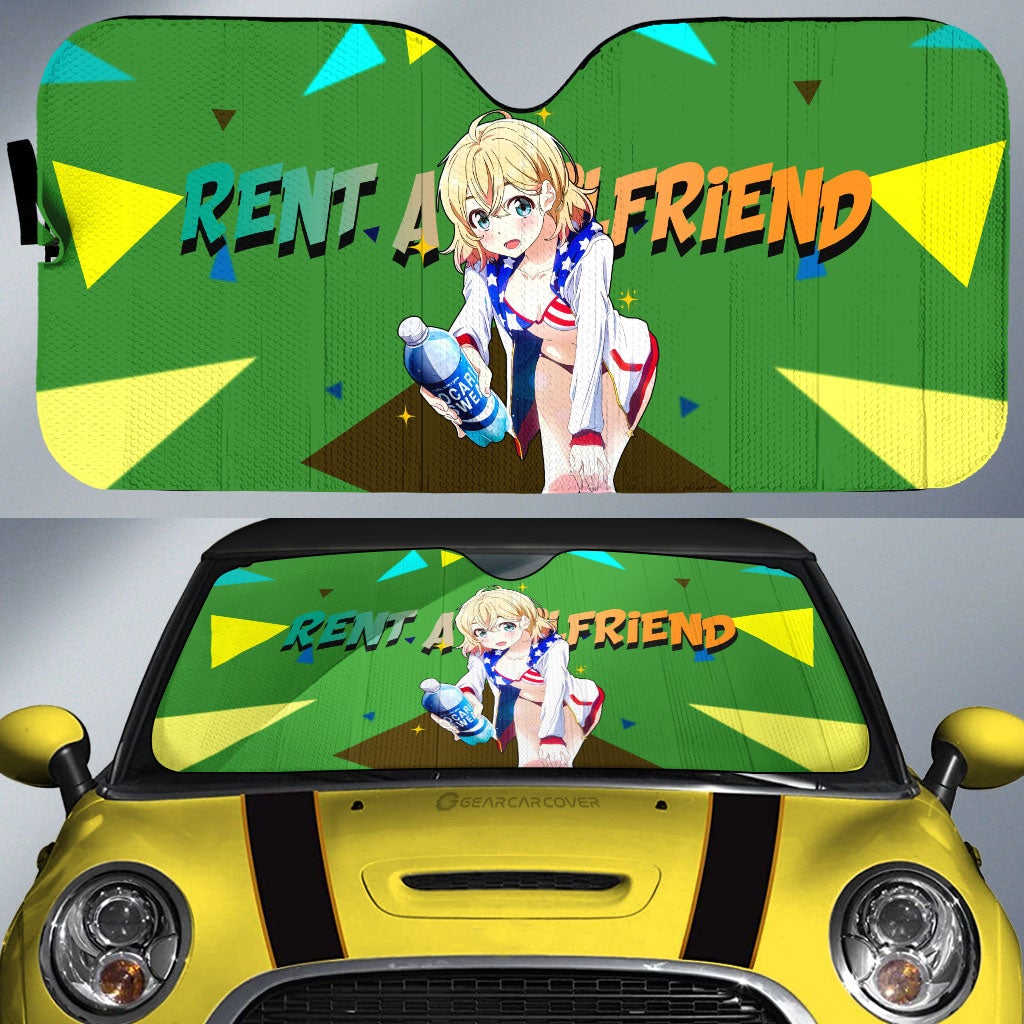Mami Nanami Car Sunshade Custom Rent A Girlfriend Car Accessories - Gearcarcover - 1