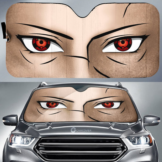 Mandara Eyes Car Sunshade Custom Anime Eyes Fan Car Accessories - Gearcarcover - 1
