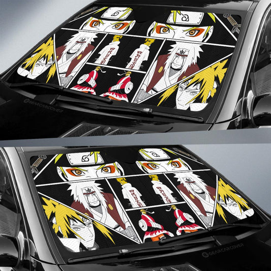 Manga Car Sunshade Custom Anime Car Accessories - Gearcarcover - 2